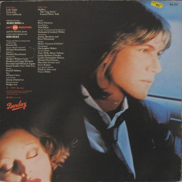 Patrick Juvet – Lady Night - Vinyl