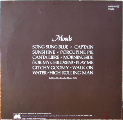 Neil Diamond – Moods – Vinyl