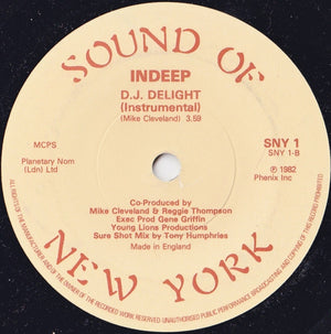 Last Night A D.J. Saved My Life - Indeep – Vinyl