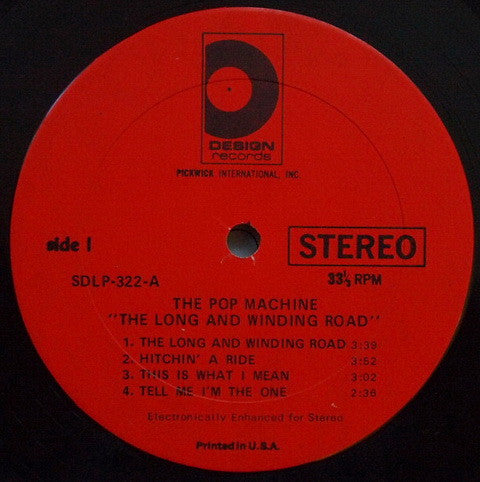 The Pop Machine – The Long And Winding Road - Vinyl