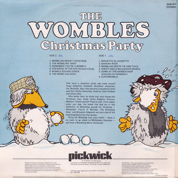 The Wombles – The Wombles Christmas Party - Vinyl