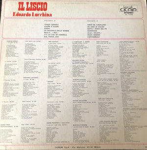 Edoardo Lucchina – Il Liscio - Vinyl