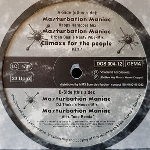 Nymphomania (2) Feat. Urban Baal – Masturbation Maniac - Vinyl