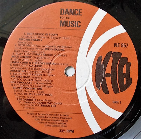 Dance To The Music- Vinyl