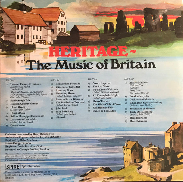 Harry Rabinowitz – Heritage - The Music Of Britain - Vinyl