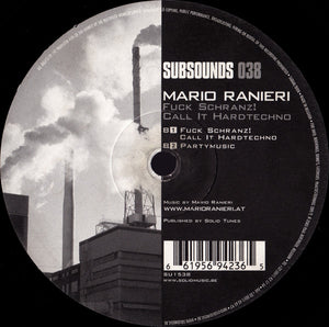 Mario Ranieri – Fuck Schranz! Call It Hardtechno - Vinyl