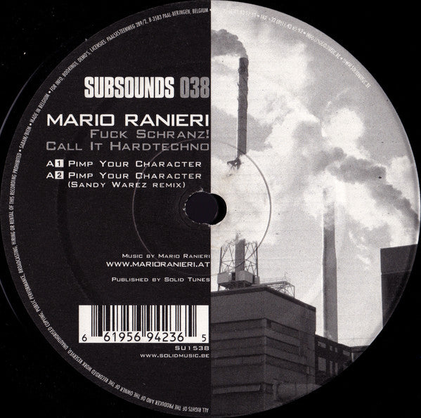Mario Ranieri – Fuck Schranz! Call It Hardtechno - Vinyl