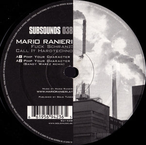 Mario Ranieri – Fuck Schranz! Call It Hardtechno - Vinyl