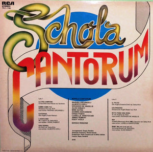 Schola Cantorum (2) – Le Tre Campane - Vinyl