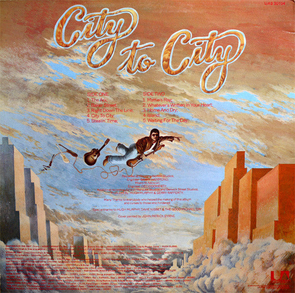 Gerry Rafferty – City To City - Vinyl