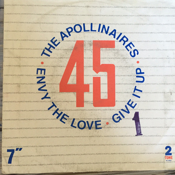 The Apollinaires – Envy The Love - Vinyl