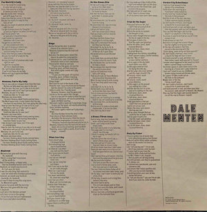 Dale Menten – I Really Wanted To Make A Movie - Vinyl