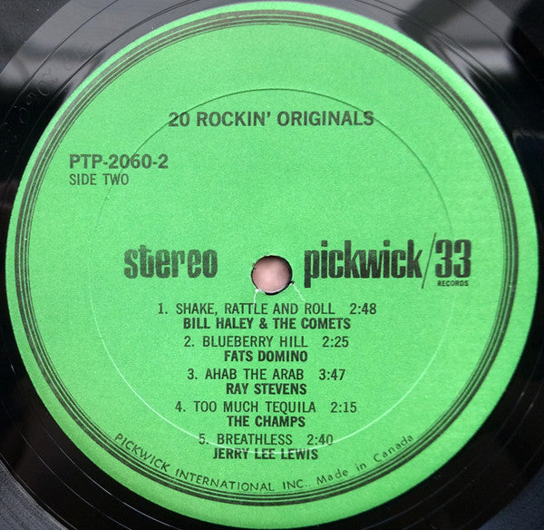 20 Rockin' Originals – Vinyl