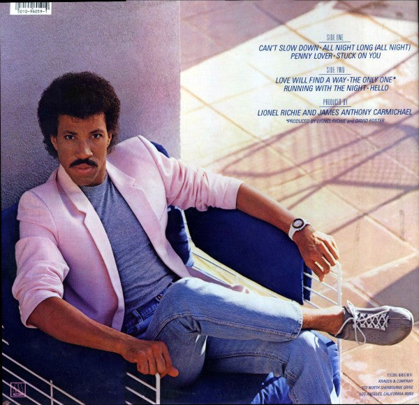 Lionel Richie – Can't Slow Down – Vinyl