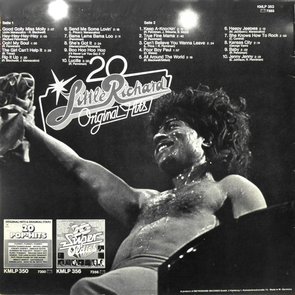 Little Richard – 20 Original Hits - Vinyl