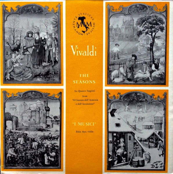 Vivaldi* - I Musici With Felix Ayo* – The Seasons: Le Quattro Stagioni From "Il Cimento Dell'Armonia E Dell'Invenzione" – Vinyl