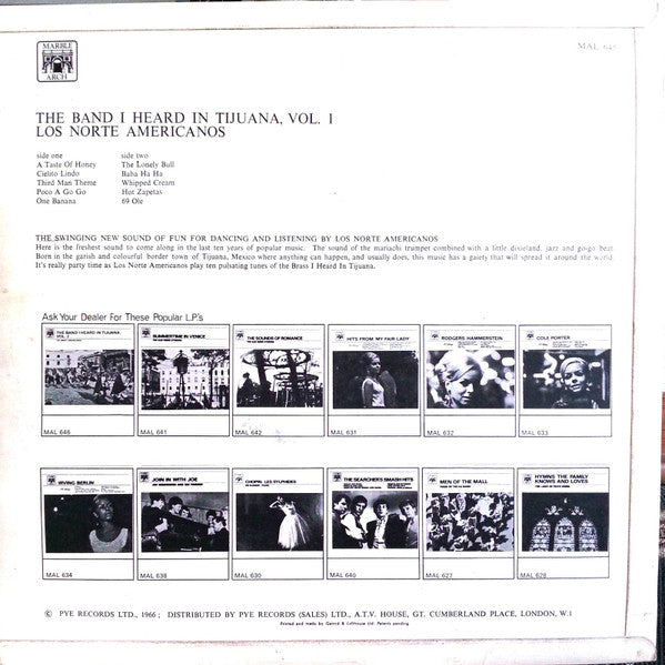 Los Norte Americanos – The Band I Heard In Tijuana Vol.1 - Vinyl