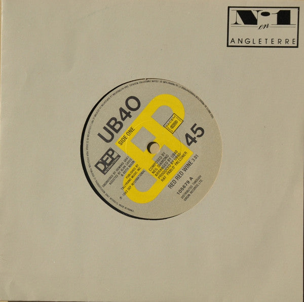 UB40 – Red Red Wine / Sufferin' - Vinyl