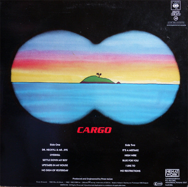 Men At Work – Cargo - Vinyl