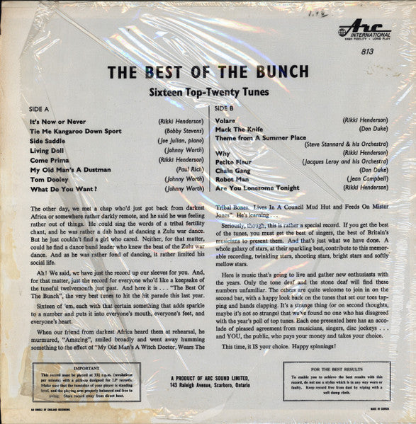 The Best Of The Bunch – Vinyl