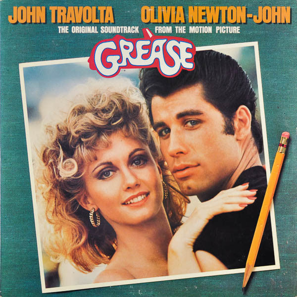 Vintage 1978 John Travolta - Olivia Newton John Grease Original Motion Picture Soundtrack Vinyl 2 Record Set – Vinyl