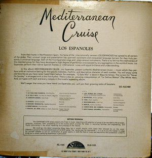 Los Españoles – Mediterranean Cruise Featuring "Never On Sunday" - Vinyl