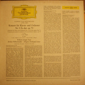 Beethoven* - Wilhelm Kempff · Berliner Philharmoniker · Ferdinand Leitner – Klavierkonzert Nr. 5 Es-dur- Vinyl