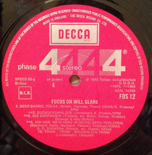 Will Glahé And His Orchestra* – Focus On Will Glahe – Vinyl