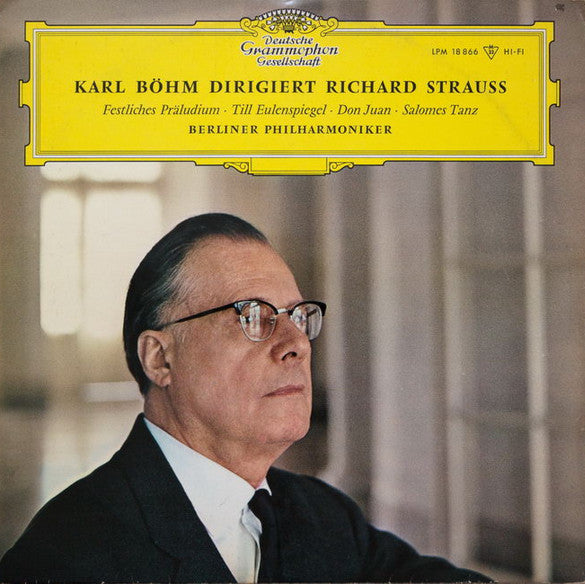 karl böhm dirigiert richard strauss - festliches präludium / till eulenspiegel / don juan / salomes tanz - karl böhm berliner philharmoniker richard strauss – Vinyl