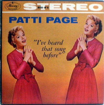 Patti Page – I've Heard That Song Before – Vinyl