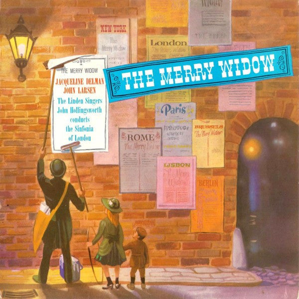 Jacqueline Delman, John Larsen (3), The Linden Singers, John Hollingsworth Conducts The Sinfonia Of London – The Merry Widow- Vinyl