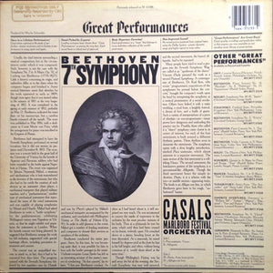 Beethoven* - Casals*, Marlboro Festival Orchestra – Beethoven: Symphony No. 7 - Vinyl