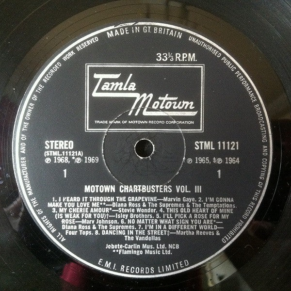 Motown Chartbusters Vol. 3 – Vinyl