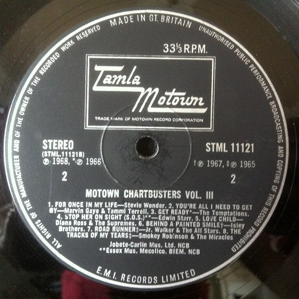 Motown Chartbusters Vol. 3 – Vinyl