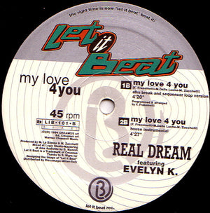 Real Dream Featuring Evelyn K.* – My Love 4 You – Vinyl