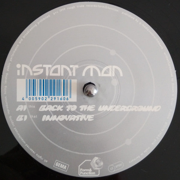 Instant Man – Back To The Underground - Vinyl