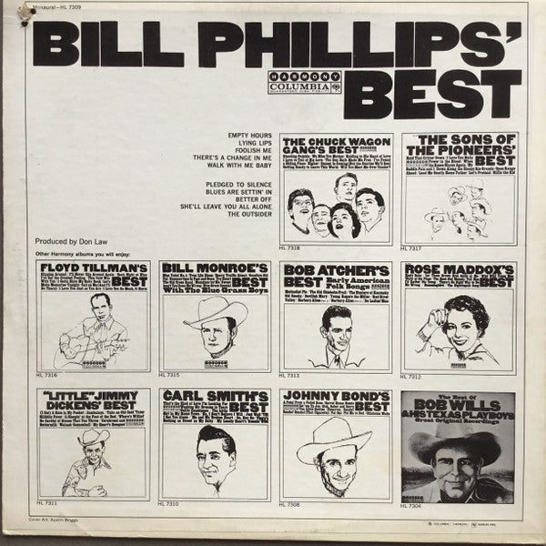 Bill Phillips (4) – Bill Phillips' Best  – Vinyl