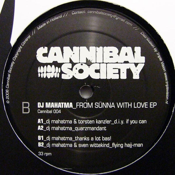 DJ Mahatma – From Sünna With Love EP - Vinyl