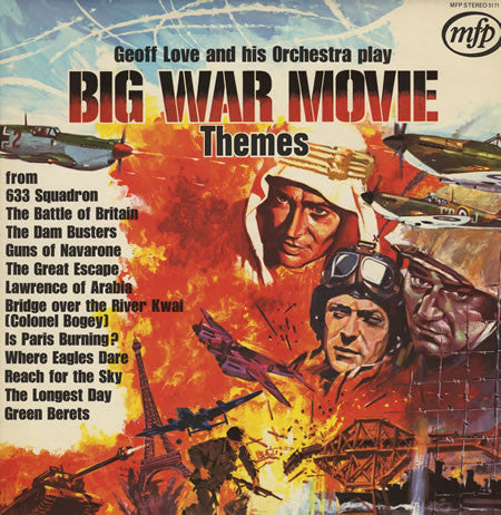 Geoff Love And His Orchestra* – Big War Movie Themes - Vinyl