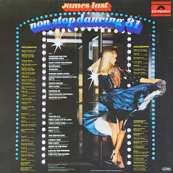 James Last – Non Stop Dancing '8` Vinyl