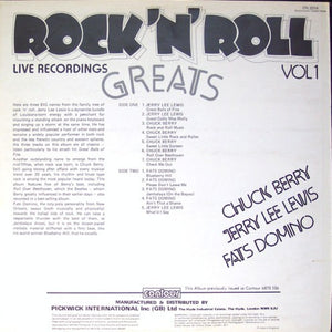 Rock 'N' Roll Greats Vol 1 – Vinyl