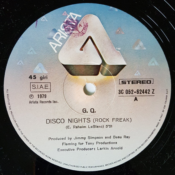 GQ – Disco Nights / Boogie Oogie Oogie – Vinyl