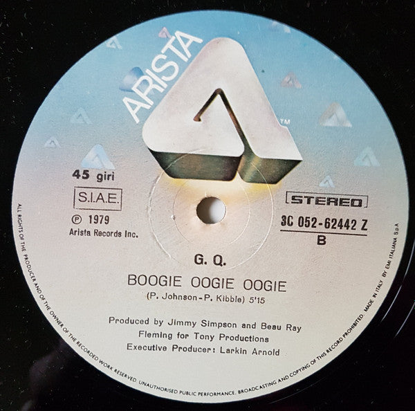 GQ – Disco Nights / Boogie Oogie Oogie – Vinyl