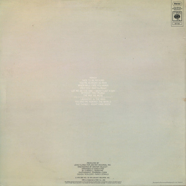 Johnny Mathis – When Will I See You Again - Vinyl