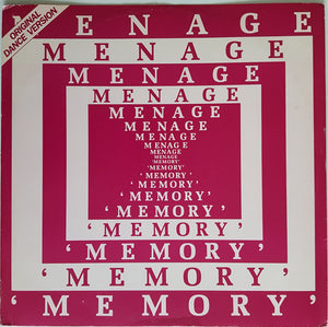 Menage (2) – Memory - Vinyl