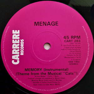 Menage (2) – Memory - Vinyl