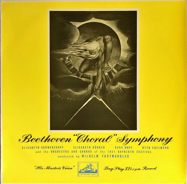 Beethoven*, Furtwängler*, Schwarzkopf*, Höngen*, Hopf*, Otto Edelmann, Chor der Bayreuther Festspiele, Orchester der Bayreuther Festspiele – Symphony No. 9 In D Minor, Op. 125 - Vinyl