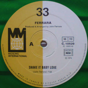 Ferrara – Shake It Baby Love - Vinyl