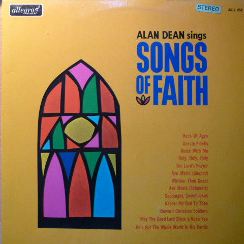 Alan Dean (2) – Songs Of Faith - Vinyl