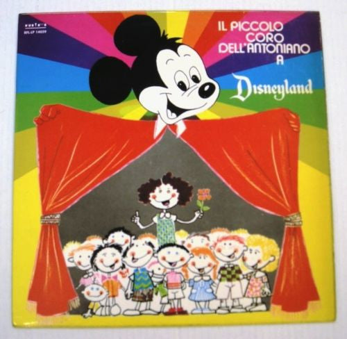 Piccolo Coro Dell'Antoniano – Piccolo Coro Dell'Antoniano A Disneyland - Vinyl